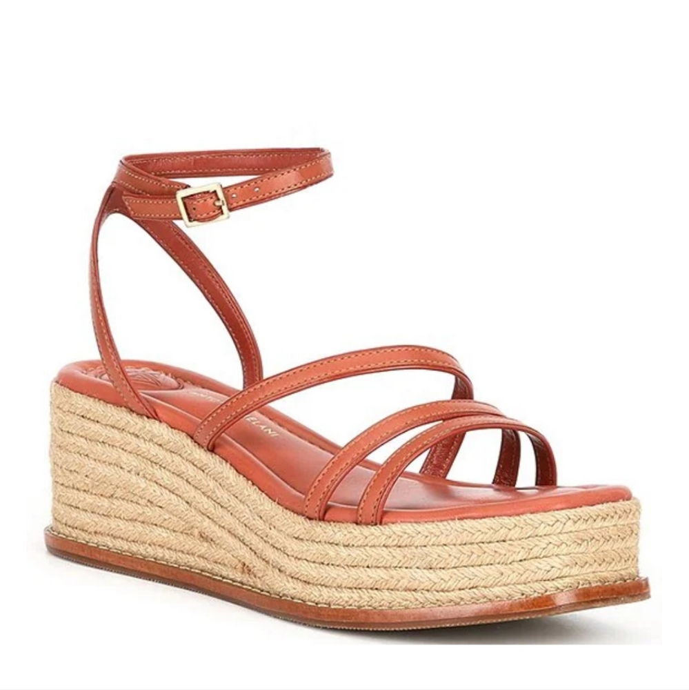 Antonio Melani Hazelle Strappy Platform Wedge Espadrille Sandals